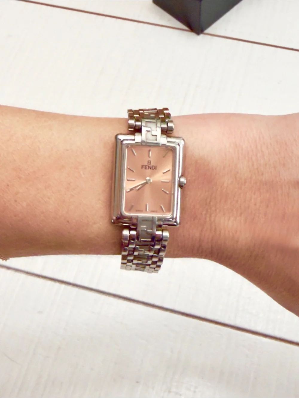 New Fendi Vintage  Silver / Rose Gold Watch
